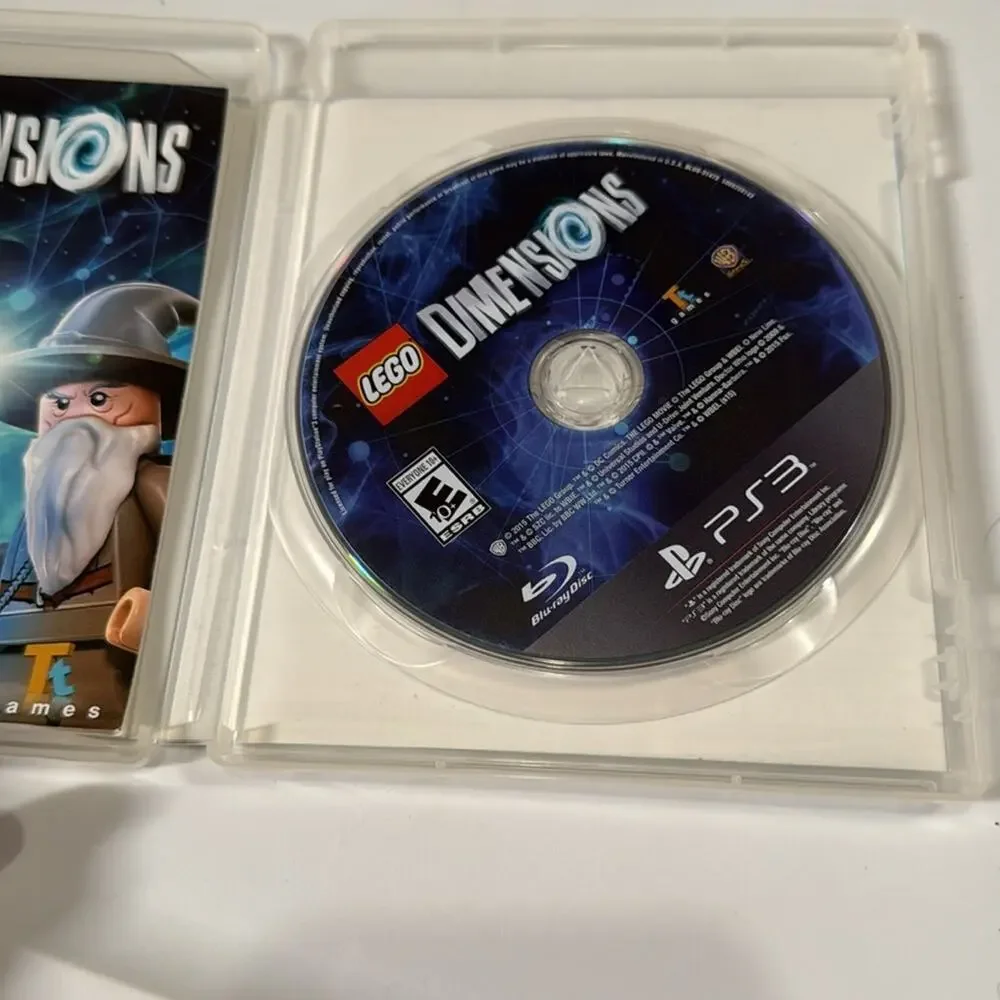 LEGO Dimensions PS3 Sony PlayStation Game, Manual, and Case Only USED